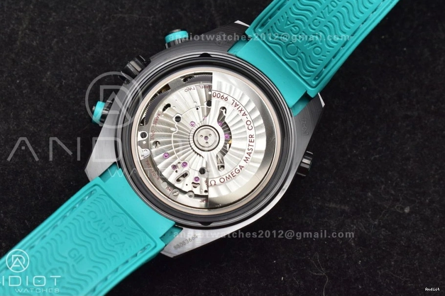 on Chrono Dial Ceramic Deep M+SF Strap Black A9900 Best Master Ocean 1:1 Planet Edition Rubber Blue Black 0103